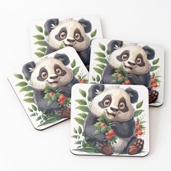 Item preview, Cute cartoon panda designed and sold by Stickermagician.