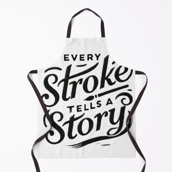 Item preview, Every Stroke Tells a Story – Art Inspo Quote designed and sold by ZaRiSelects.