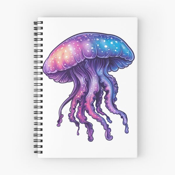Item preview, Cute cartoon jellyfish designed and sold by Stickermagician.