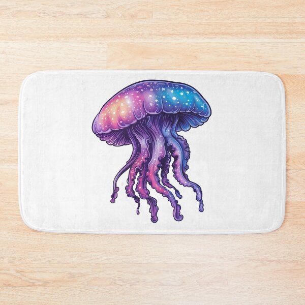 Item preview, Cute cartoon jellyfish designed and sold by Stickermagician.