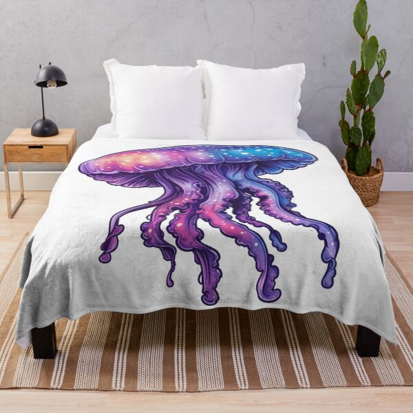 Item preview, Cute cartoon jellyfish designed and sold by Stickermagician.