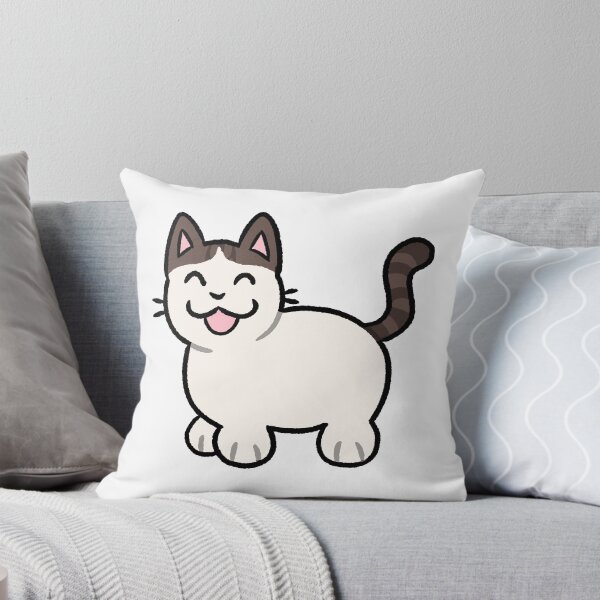 Item preview, Silly Chocolate Brown and White Van Mackeral Tabby Cat designed and sold by ZorriSparkles.