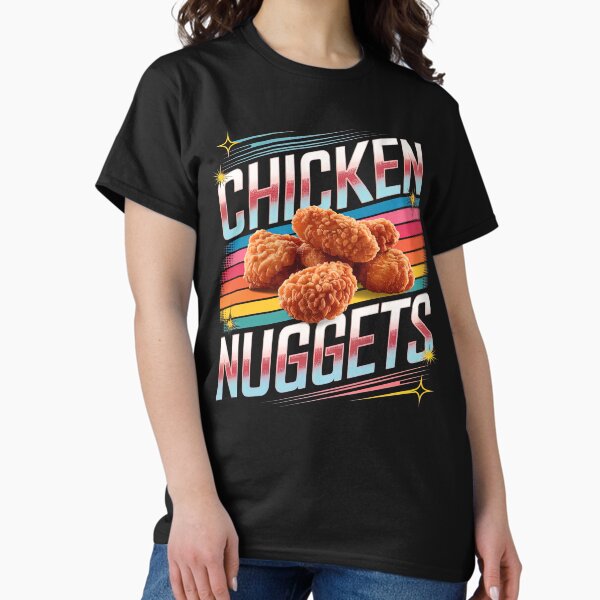 Item preview, Retro Chicken Nuggets Lover Funny Bootleg 1980s Foodie designed and sold by SpookshowDesign.