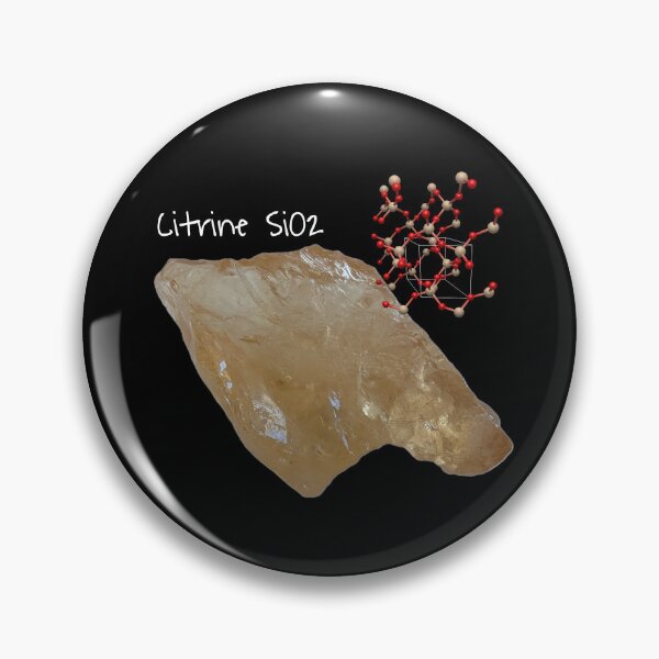 Item preview, Citrine Quartz Crystal Structure designed and sold by STEM Factually.