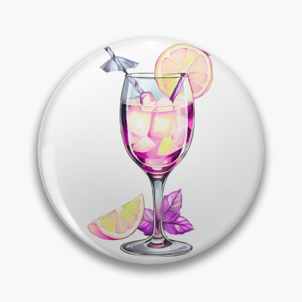 Item preview, Liquid Light: Abstract Cocktail Glass designed and sold by Shakesipserve.