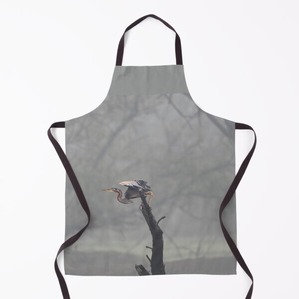 Item preview, Purple heron in the Mist designed and sold by Puttaswamy Ravishankar.