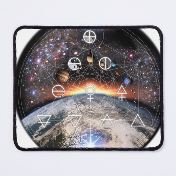 Item preview, Alchemy Elements Chart Universe background! designed and sold by Pablo Carlos Budassi.
