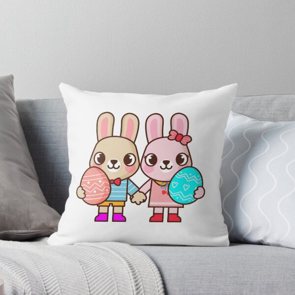 Item preview, Easter bunny rabbits and Easter eggs, Welcome spring season,  designed and sold by NoeySmiley55.