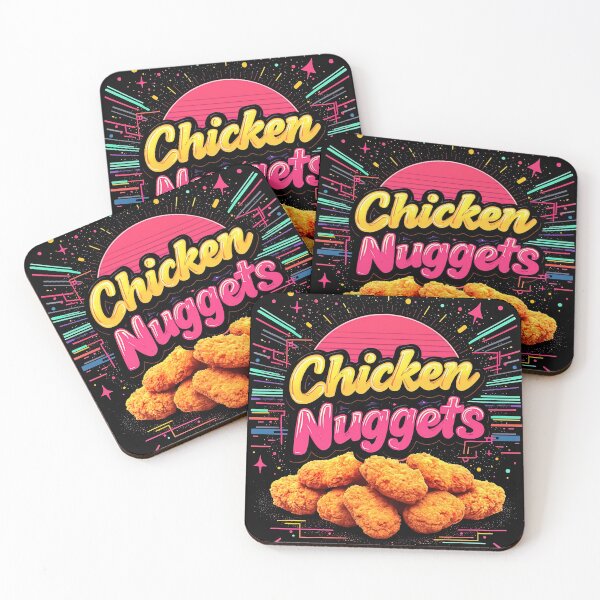 Item preview, Retro Chicken Nuggets Lover Funny Bootleg 1980s Foodie designed and sold by SpookshowDesign.