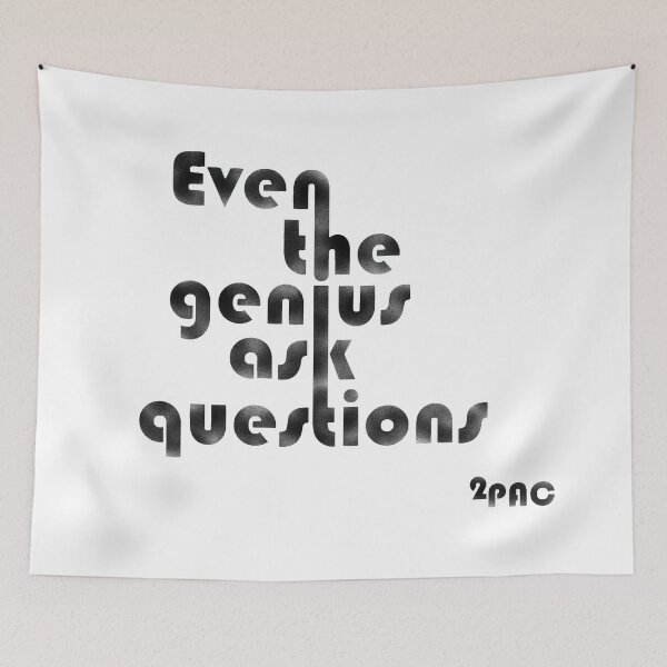 Item preview, Even genius asks questions designed and sold by BeJahMan.