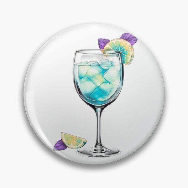 Item preview, Ocean Abstract Cocktail Glass designed and sold by Shakesipserve.