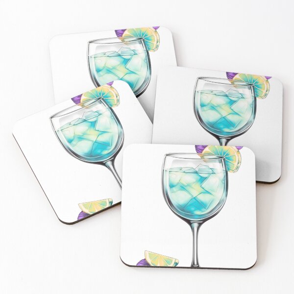 Item preview, Ocean Abstract Cocktail Glass designed and sold by Shakesipserve.