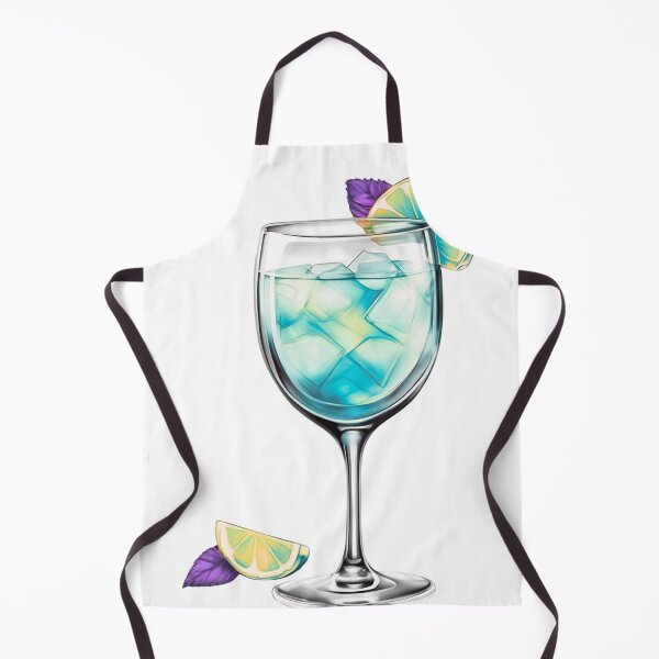 Item preview, Ocean Abstract Cocktail Glass designed and sold by Shakesipserve.