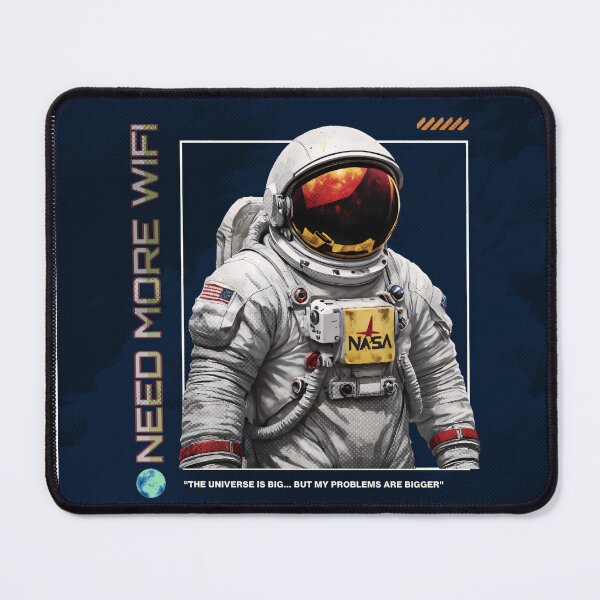 Item preview, Need More WiFi - Astronaut Meme designed and sold by BecomeAHight.