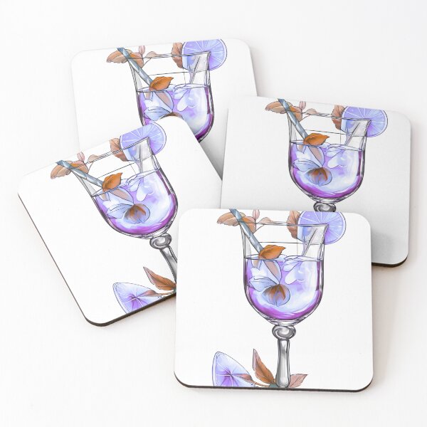 Item preview, Pretty Purple Cocktail Class designed and sold by Shakesipserve.
