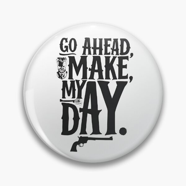 Item preview, Clint Eastwood Stuff | Go Ahead Make My Day T-Shirt | Movie Fan Merch designed and sold by Thread-Verse.