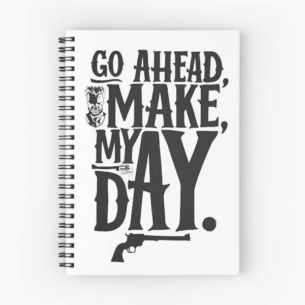 Item preview, Clint Eastwood Stuff | Go Ahead Make My Day T-Shirt | Movie Fan Merch designed and sold by Thread-Verse.