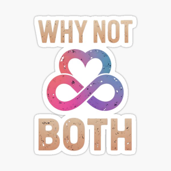 Item preview, Bisexual Polyamory Symbol, Why Not Both, Bi Pride designed and sold by tearbytea.