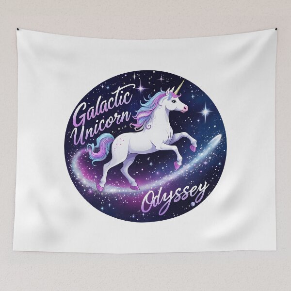 Item preview, Galactic Unicorn Odyssey designed and sold by zoughlal.