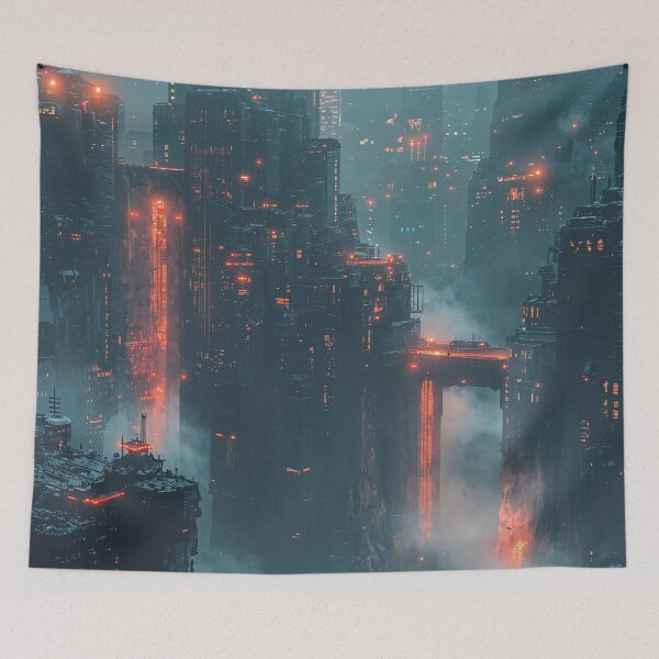 Item preview, Neon Reverie: A Dystopian Nightfall designed and sold by oanaunciuleanu.
