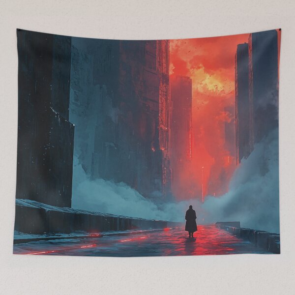 Item preview, Neon Reverie: A Dystopian Nightfall designed and sold by oanaunciuleanu.