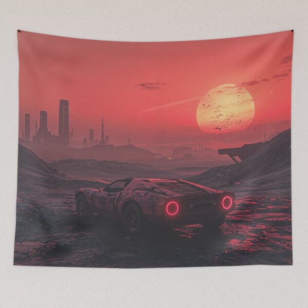 Item preview, Neon Reverie: A Dystopian Nightfall designed and sold by oanaunciuleanu.