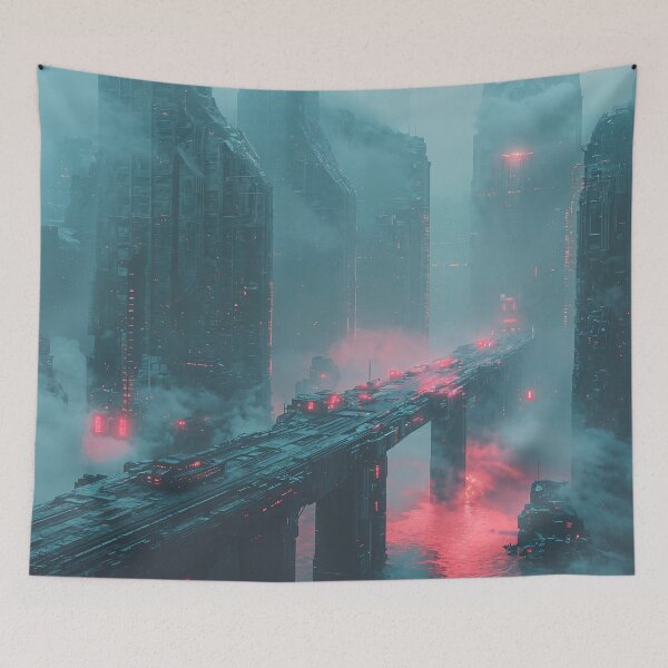 Item preview, Neon Reverie: A Dystopian Nightfall designed and sold by oanaunciuleanu.