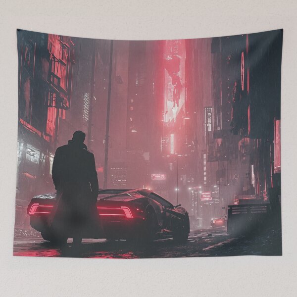 Item preview, Neon Reverie: A Dystopian Nightfall designed and sold by oanaunciuleanu.
