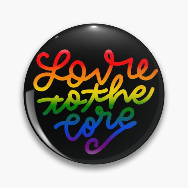 Item preview, Love you to the core LGBT designed and sold by givepineapple.