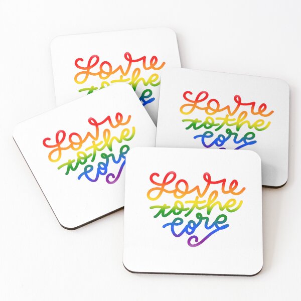 Item preview, Love you to the core LGBT designed and sold by givepineapple.