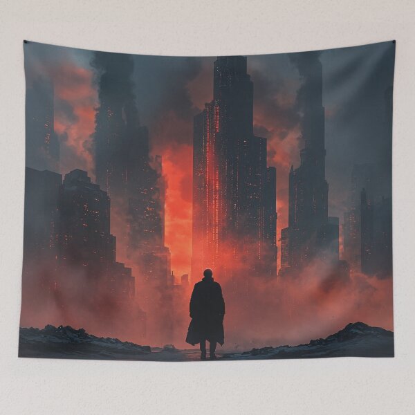 Item preview, Neon Reverie: A Dystopian Nightfall designed and sold by oanaunciuleanu.