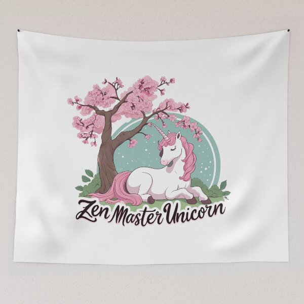 Item preview, Zen Master Unicorn designed and sold by zoughlal.