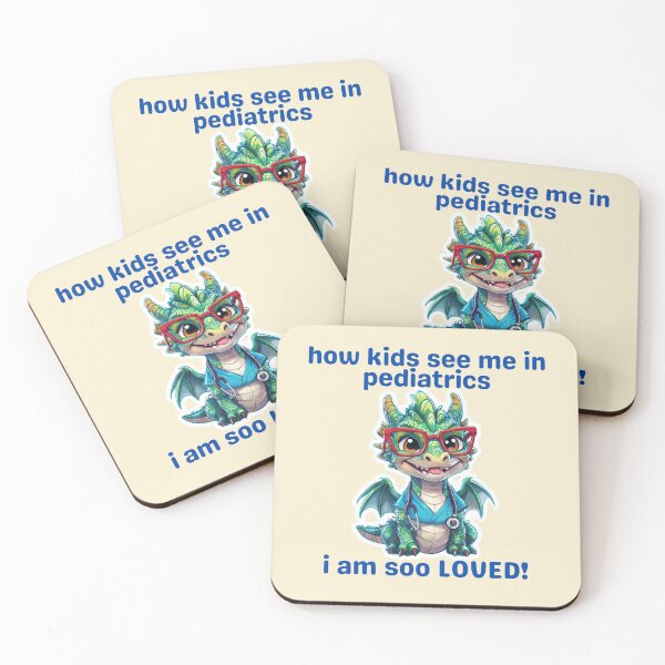 Item preview, I’m Not Just a Pediatric Nurse – I’m a Dragon in Their Eyes! Blue Text designed and sold by PolynesianGrace.