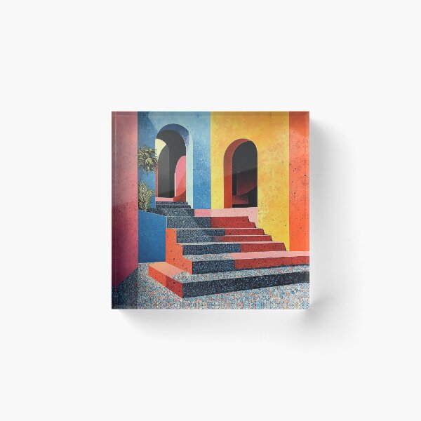 Artikelvorschau, Surrealismus Architektur Design Geometrie entworfen und verkauft von ArtHouseNiklas.