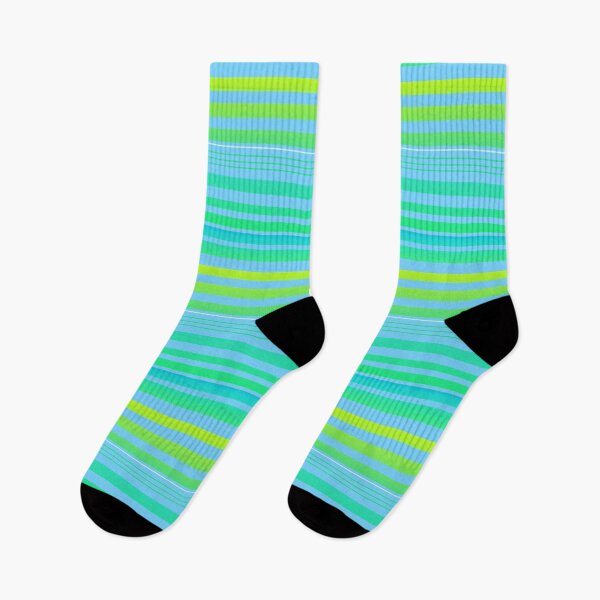 Item preview, Green blue stripes | greenish blue lines pattern designed and sold by lausn.