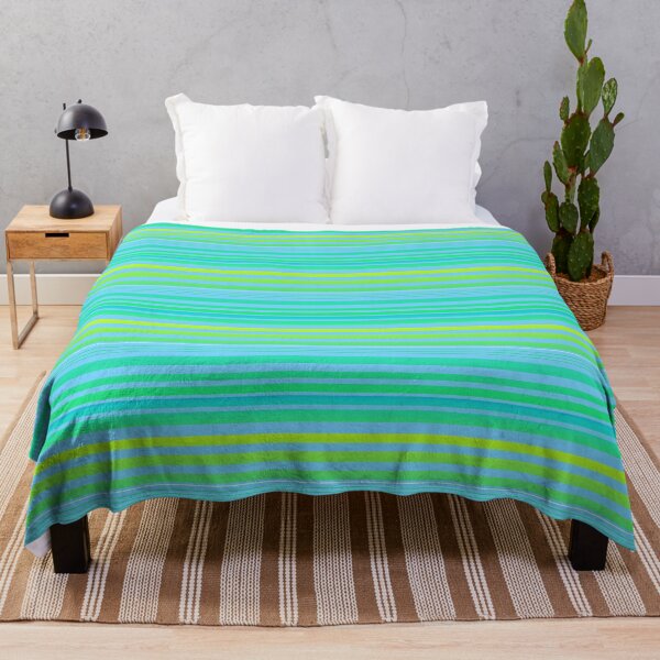 Item preview, Green blue stripes | greenish blue lines pattern designed and sold by lausn.