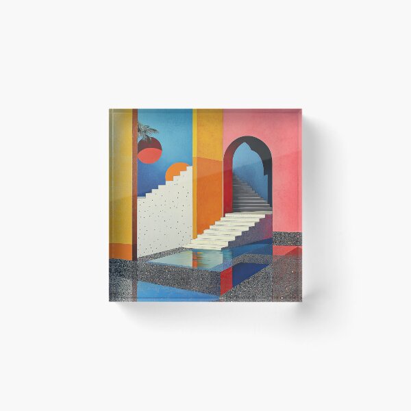 Artikelvorschau, Surrealismus Architektur Design Geometrie entworfen und verkauft von ArtHouseNiklas.