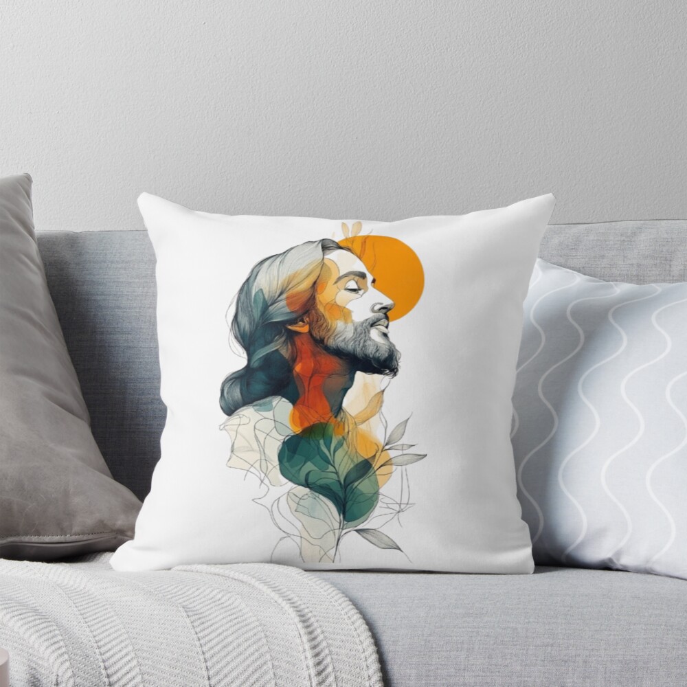 Item preview, Throw Pillow designed and sold by Inrru2018.