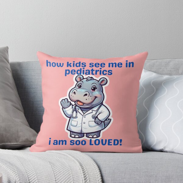 Item preview, I’m Not Just a Pediatric Nurse – Hippo-Critical Joy in their eyes! designed and sold by PolynesianGrace.