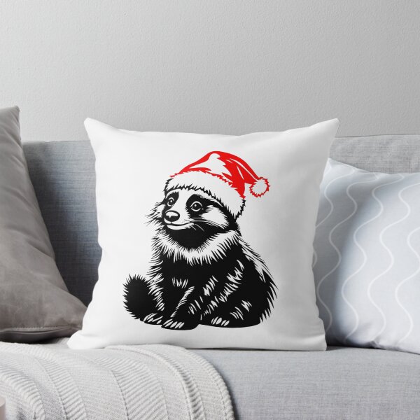 Item preview, Festive Honey Badger in Santa Hat designed and sold by JollyCritters.