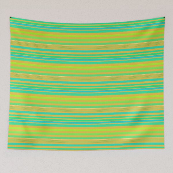 Item preview, Green blue orange stripes | nature color line pattern designed and sold by lausn.