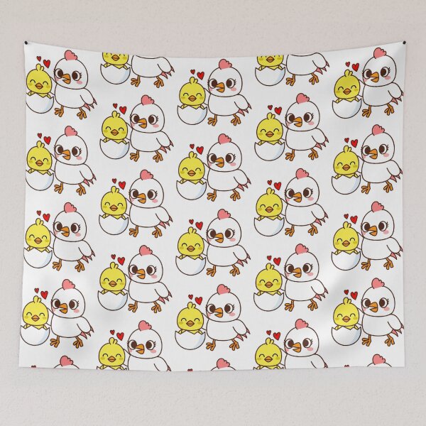 Item preview, Chicken mama and baby chicks, Happy Mother's Day designed and sold by NoeySmiley55.