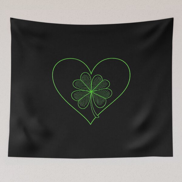 Item preview, St. Patrick's Day Lucky Heart Shamrock designed and sold by Adrian Kane.