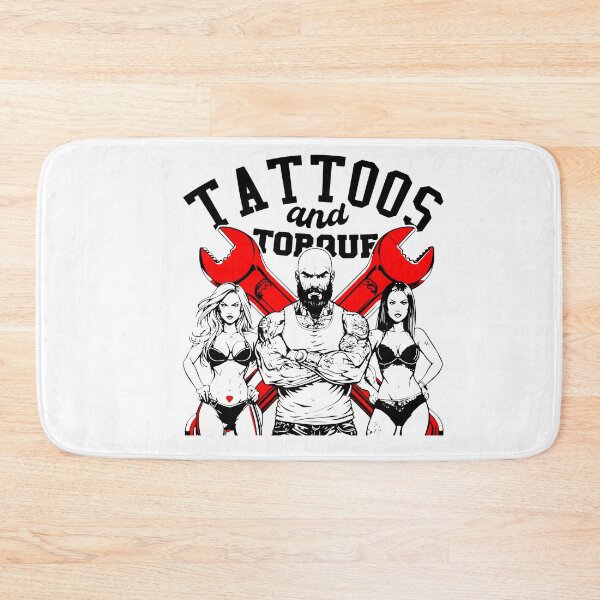 Item preview, Tattoos and Torque Red Wrenches Inked Strength designed and sold by SplashTastic.