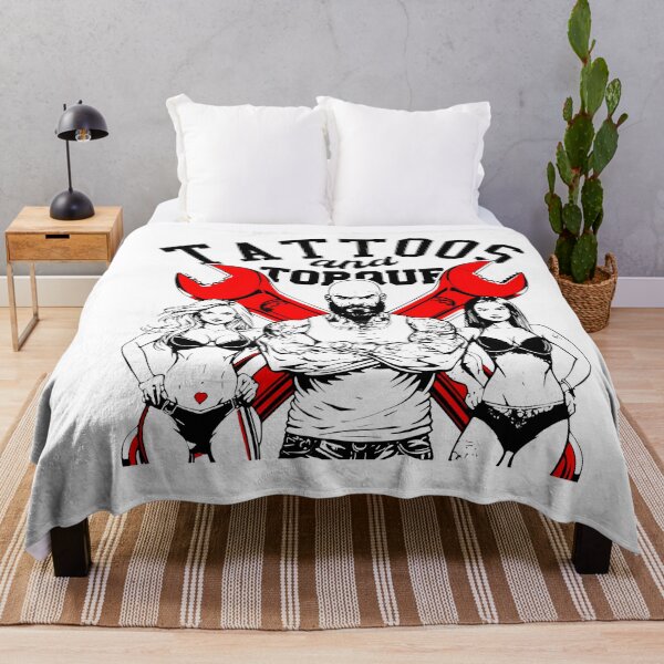 Item preview, Tattoos and Torque Red Wrenches Inked Strength designed and sold by SplashTastic.