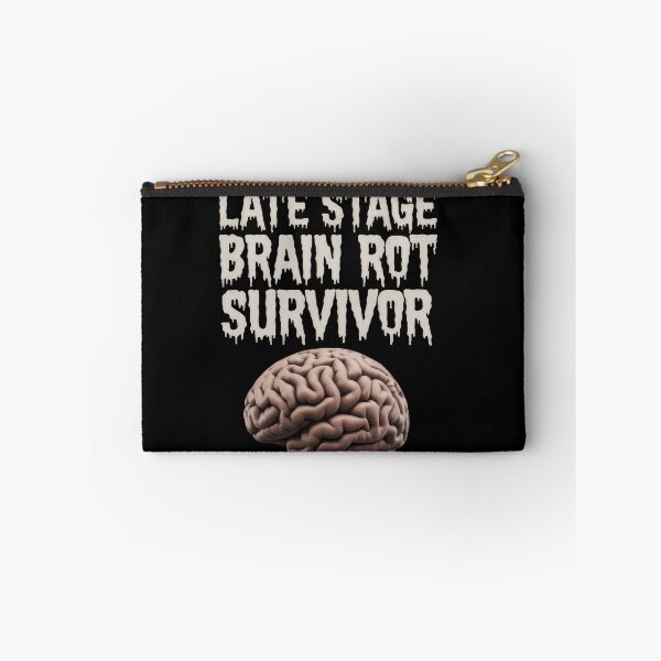 Item preview, Late Stage Brain Rot Survivor - brain designed and sold by SubtleSplit.