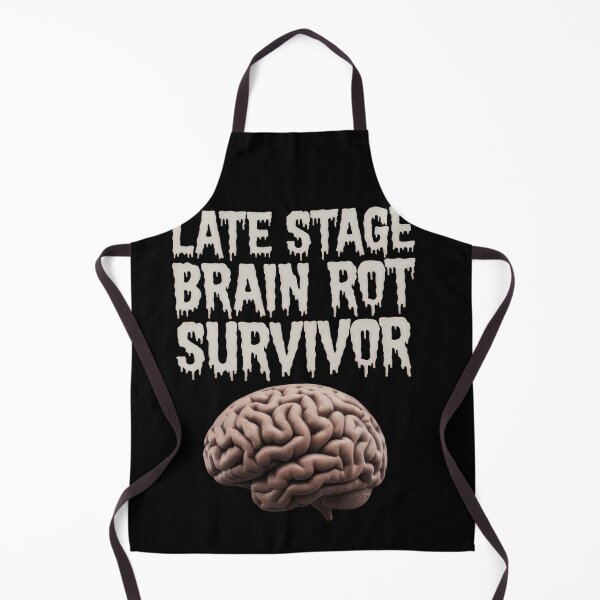Item preview, Late Stage Brain Rot Survivor - brain designed and sold by SubtleSplit.