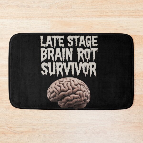 Item preview, Late Stage Brain Rot Survivor - brain designed and sold by SubtleSplit.