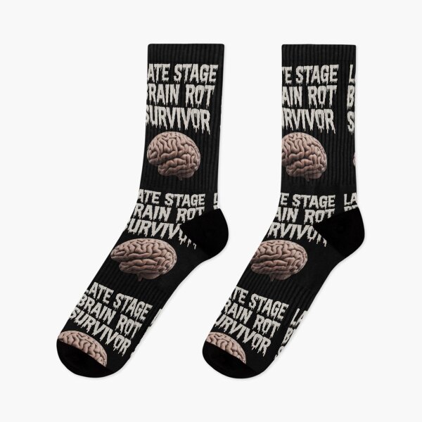 Item preview, Late Stage Brain Rot Survivor - brain designed and sold by SubtleSplit.