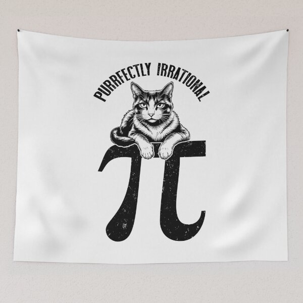 Item preview, Pi Day Cat Lover Purrfectly Irrational Number Math Teacher designed and sold by GrandeDuc.